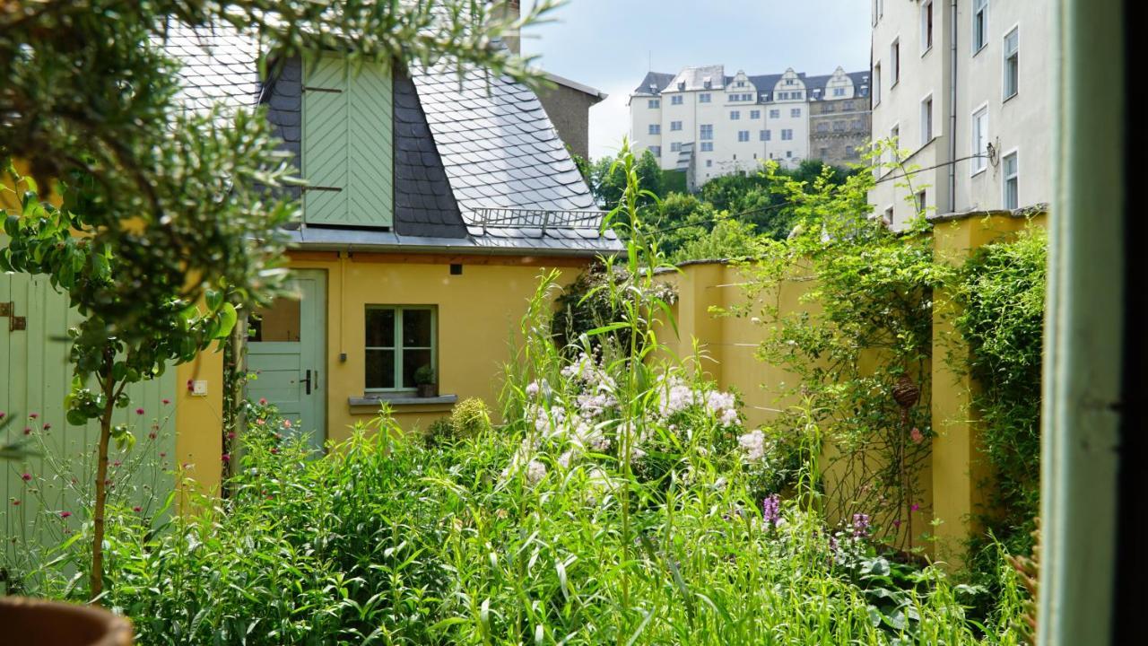Pension Zum Hirschstein Greiz Exterior photo