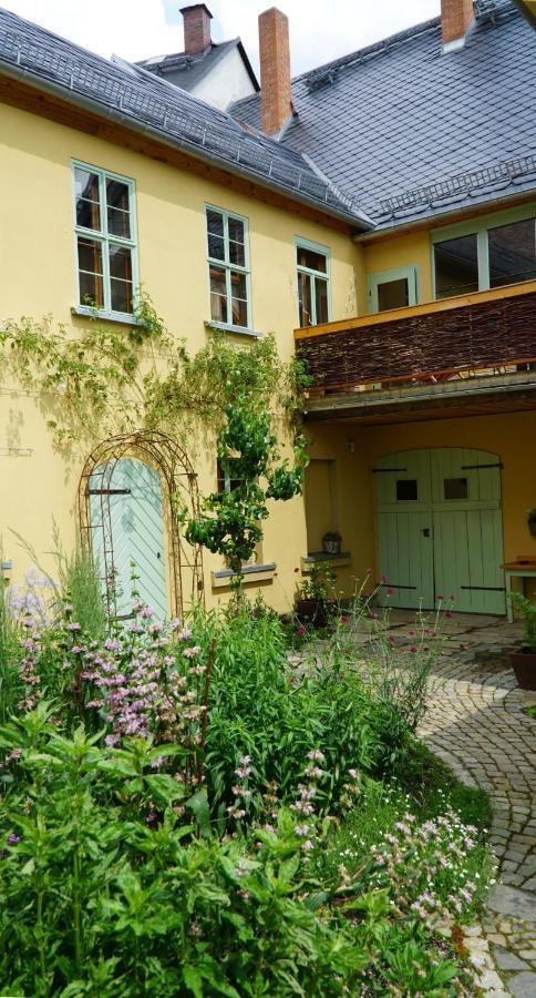 Pension Zum Hirschstein Greiz Exterior photo