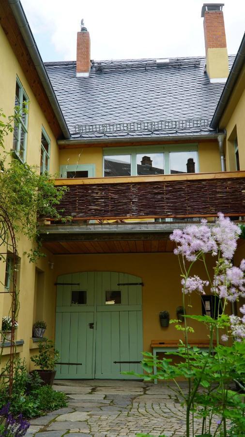 Pension Zum Hirschstein Greiz Exterior photo