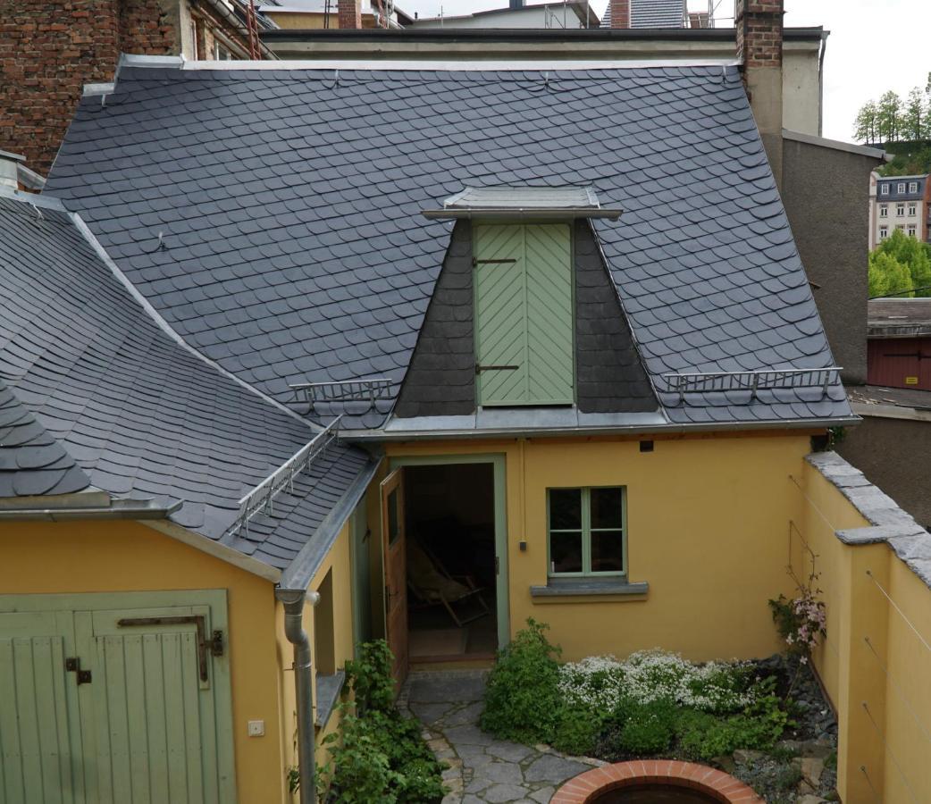 Pension Zum Hirschstein Greiz Exterior photo