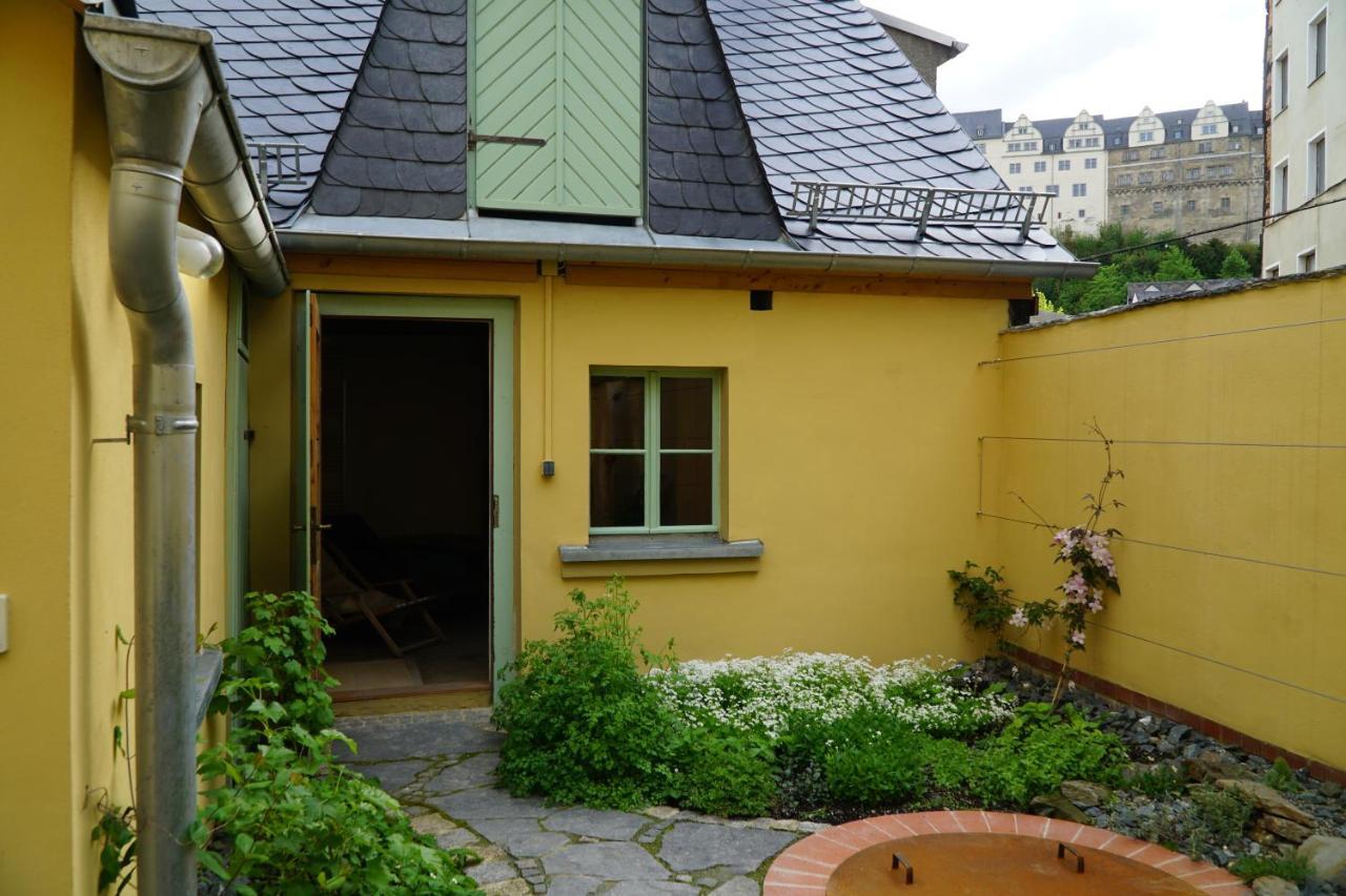 Pension Zum Hirschstein Greiz Exterior photo